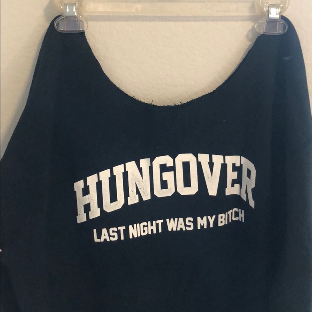 Hungover off the shoulder sweatshirt